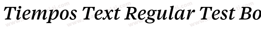 Tiempos Text Regular Test Bold字体转换